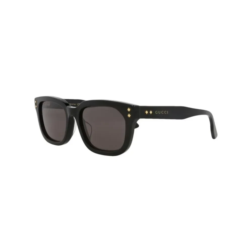 Gucci Square-Frame Recycled Acetate Sunglasses Black Womens